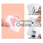 Paduri pentru indepartat adezivul permanent de gene 200 bucati + cutie Eyemix GPAD02